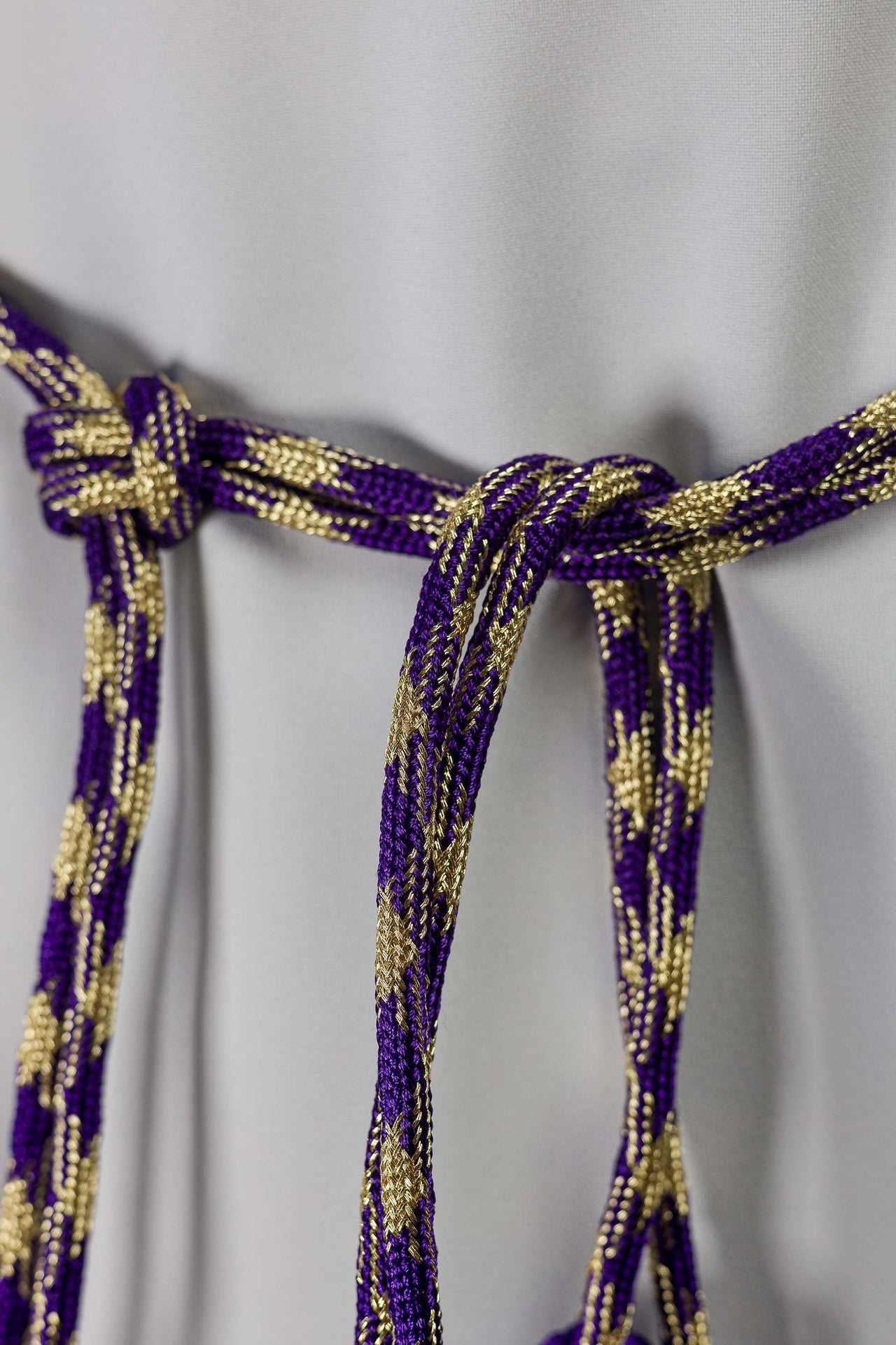 Purple and Gold Liturgical Cincture CIN/803 - CHASUBLES.COM