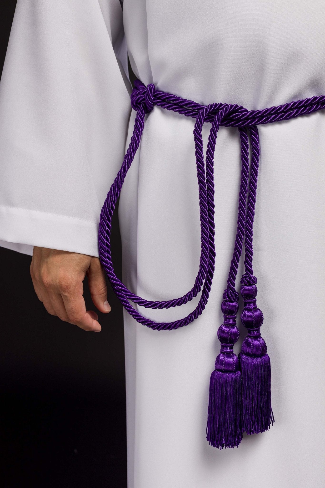 Purple liturgical cincture CIN/003 - HAFTINAUSA.COM