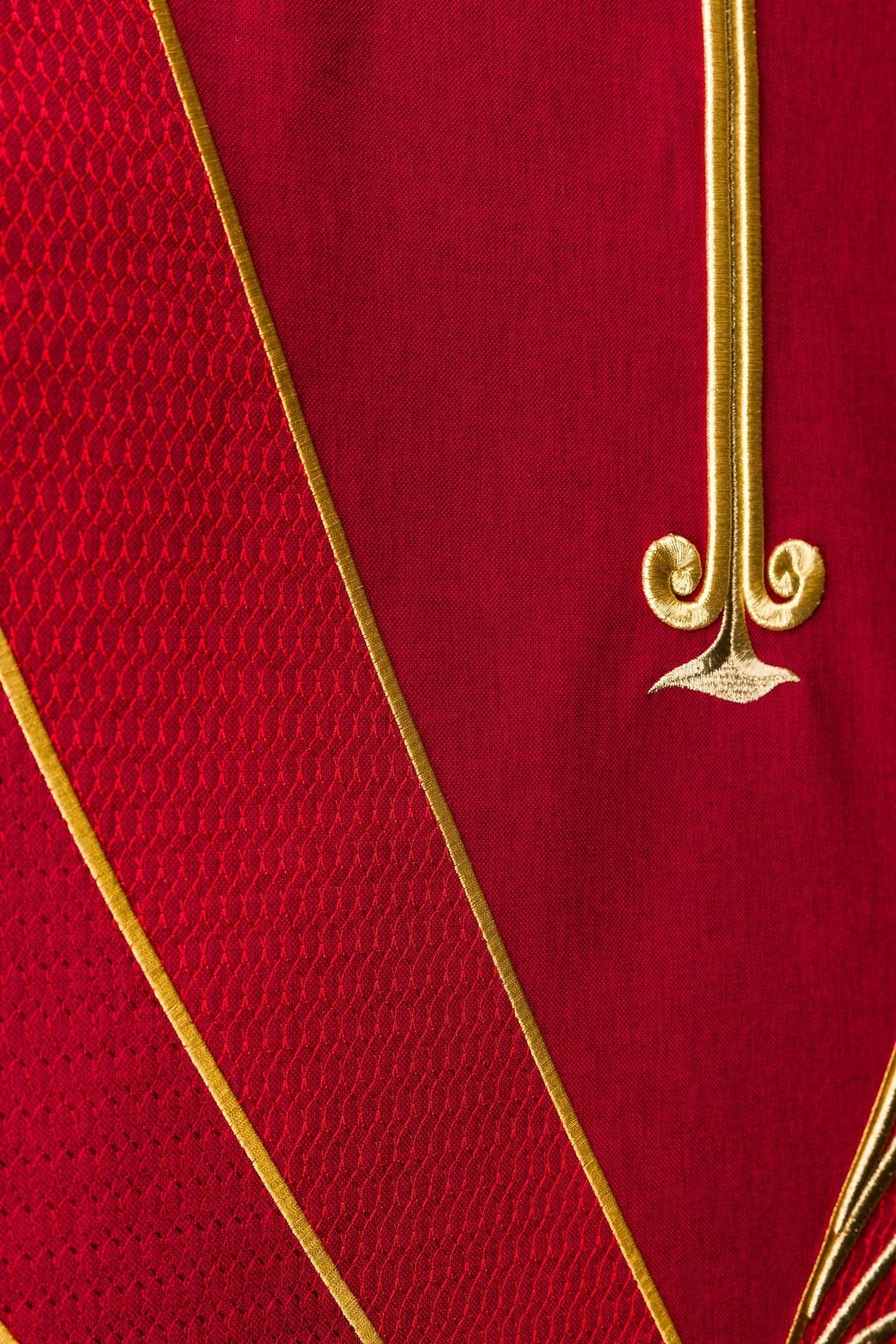 Red lectern cloth with PAX embroidery LE/8050/02 55*250 - CHASUBLES.COM