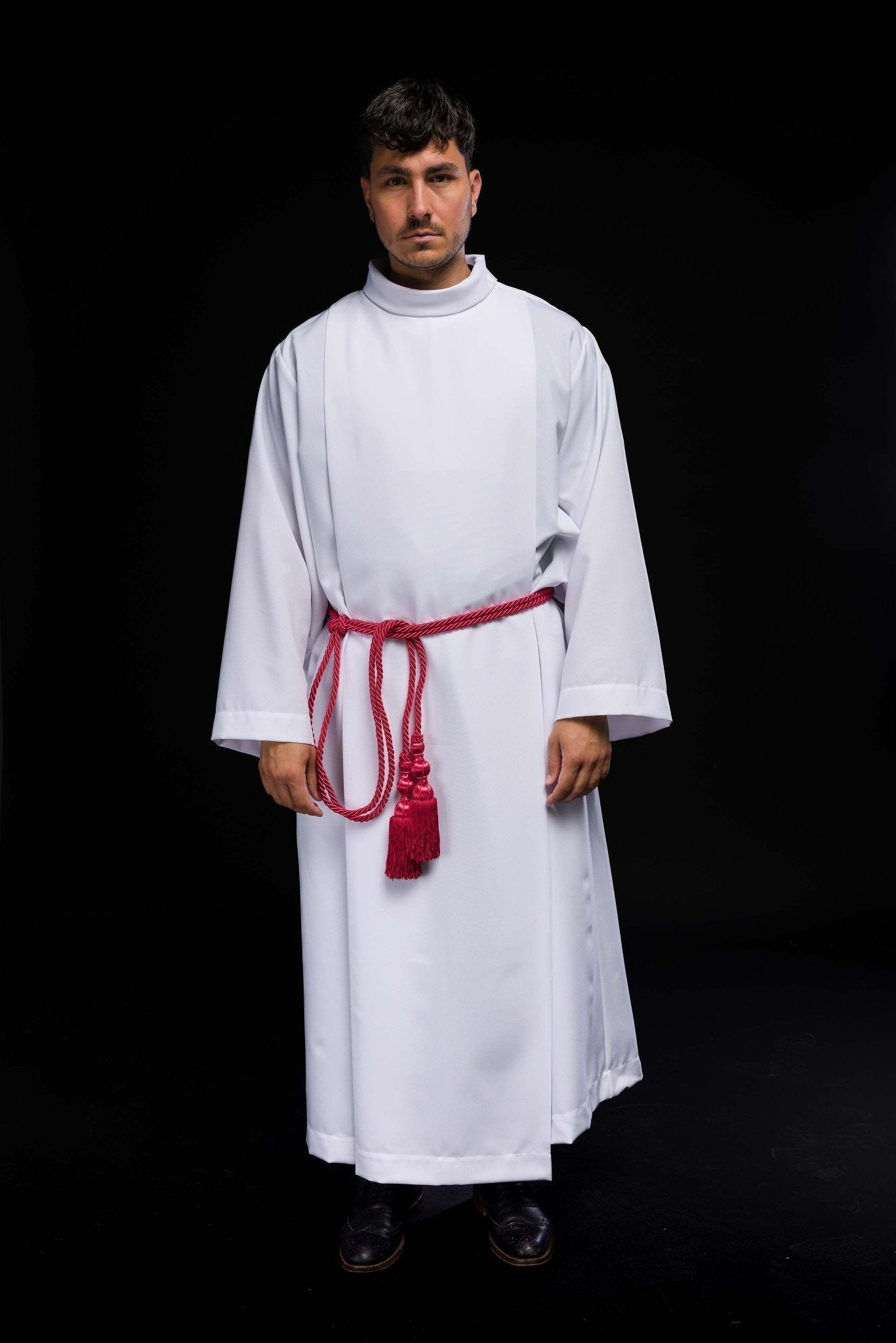 Red liturgical cincture CIN/002 - HAFTINAUSA.COM