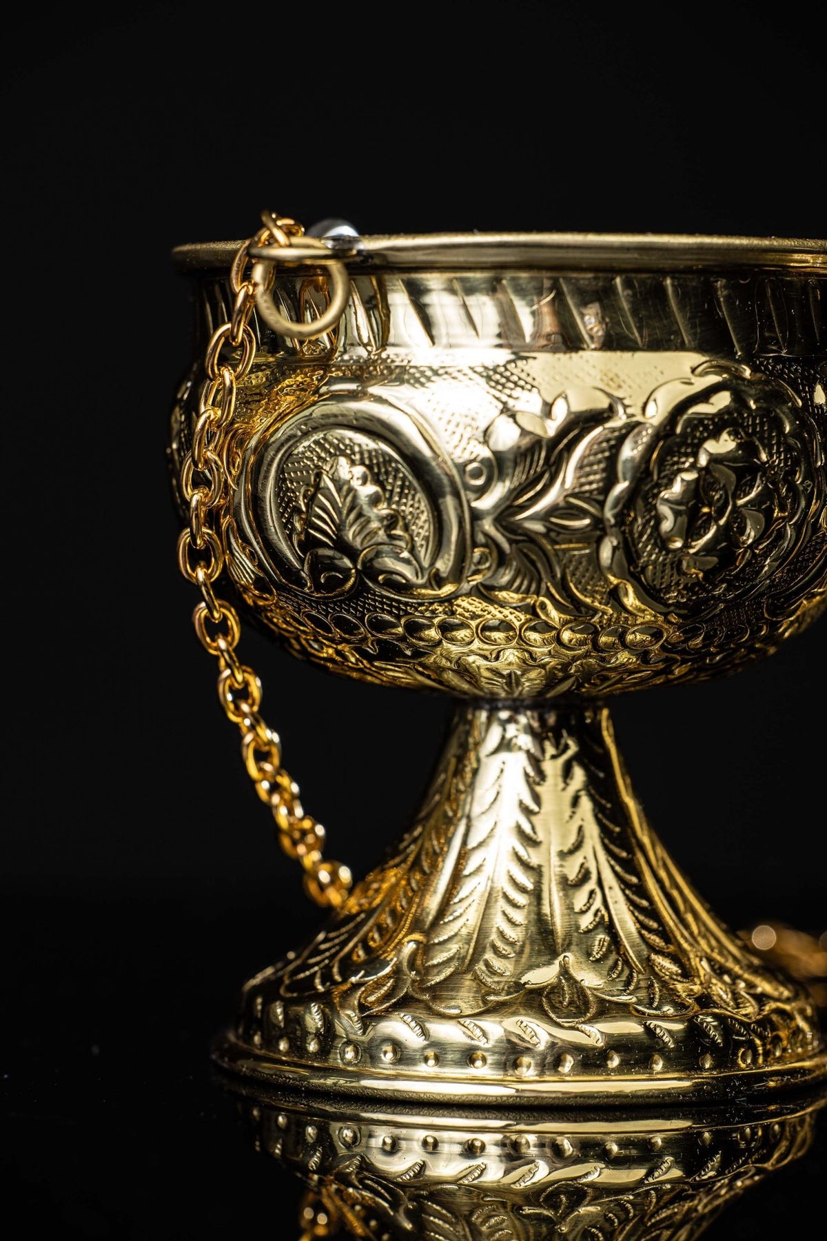 Thurible - brass - 29 cm M100 - CHASUBLES.COM