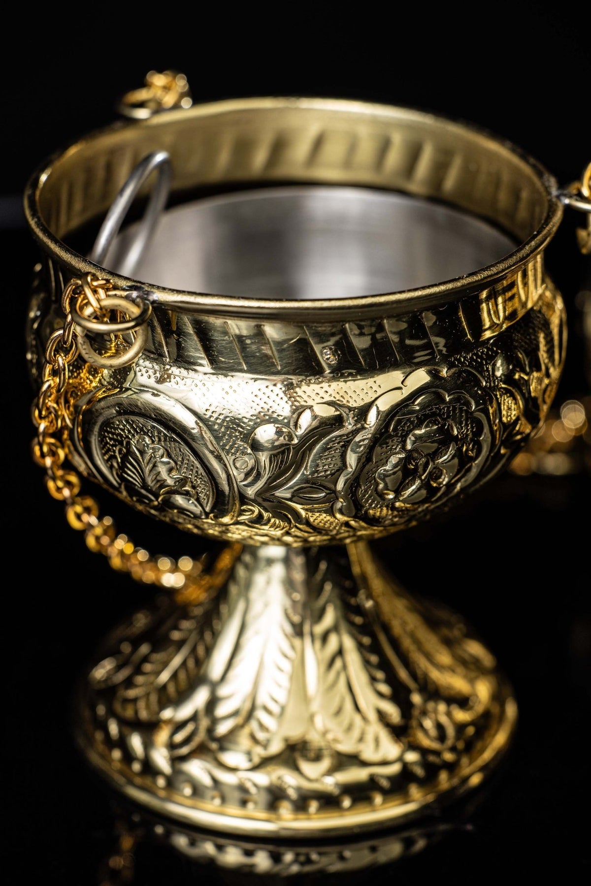 Thurible - brass - 29 cm M100 - CHASUBLES.COM